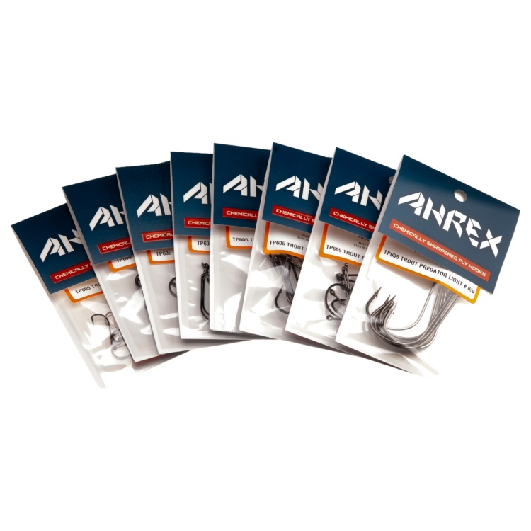 Ahrex Tp605 Trout Predator Light #6/0 Fly Tying Hooks